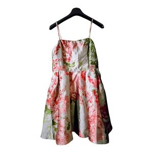 Karen Millen Floral Dress - Pink and Green
